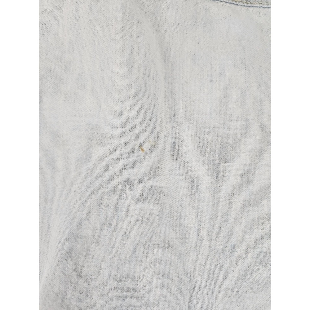 Madewell Womens Classic Light Blue Denim Long Sleeve Shirt Size Medium - Picture 9 of 9